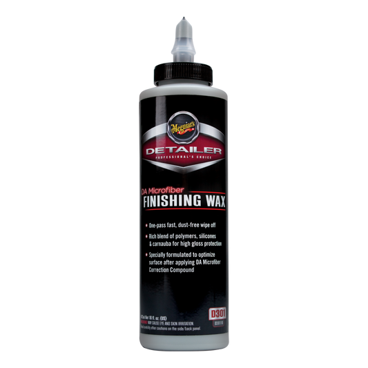 Meguiar's® DA Microfiber Finishing Wax, D30116 – 16 oz. Liquid Wax for High Gloss Protection